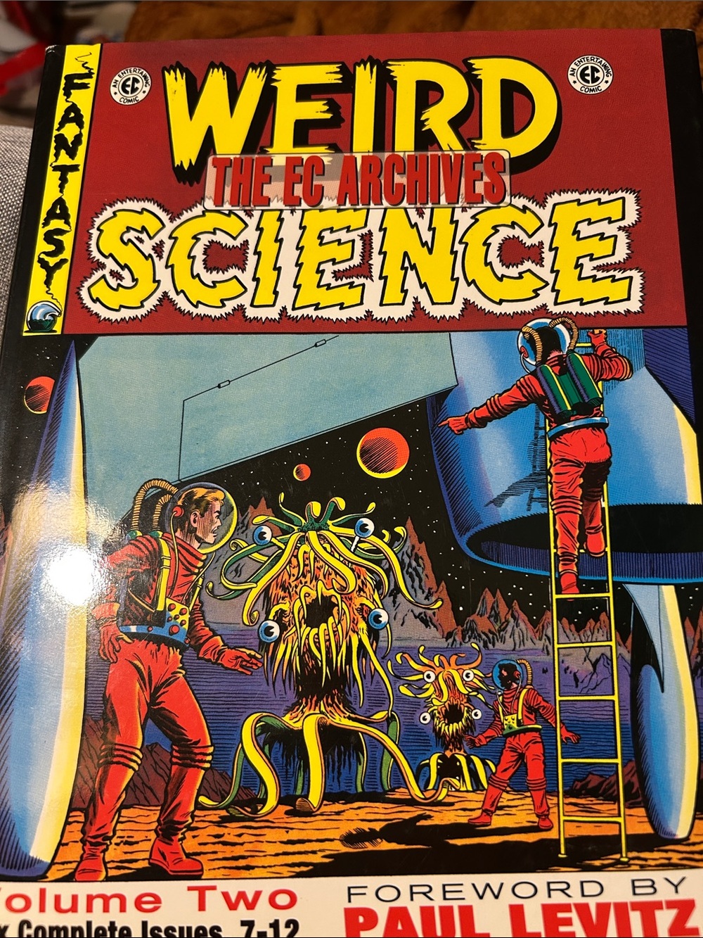 Weird Science EC Archives Retro Red Comic Art Print